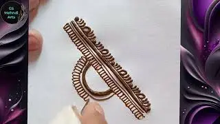 learn beautiful starting mehndi design😍😍 | GS mehndi arts
