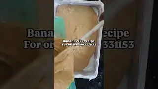 Banana cake recipe. Love at first bite @shinespark_bakes . For order what's app:7502331153
