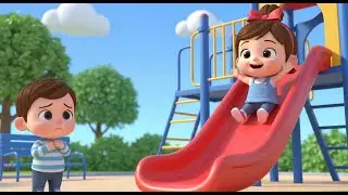 🎵 It&rsquo;s My Turn! Sharing is Caring | Kids Social Skills Song | Toon Riders 🤝