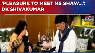 DK Shivakumar After Meeting Kiran Shaw: 'Pleasure Meeting Her, Had Discussion On City's Growth...'