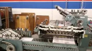 Baumfolder 726 B 4/4/4 16 page 26 x 40 Continuous Feed