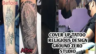 COVER UP TATTOO RELIGIOUS DESIGN | Ground Zero | esto Studio