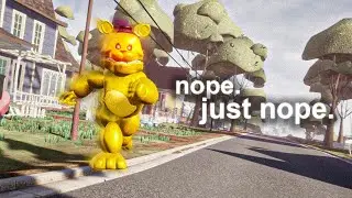 Fast Fredbear In Hello Neighbor Is Absolutely COOKED...
