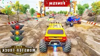 Off Road Monster Truck Racing Free Car Games - Impossible 4x4 Monster Vehicle - Android GamePlay
