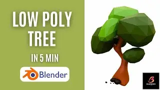 Create Low Poly Tree in Blender