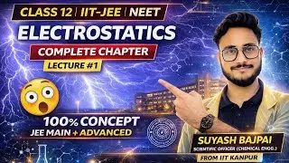 Class 12 Electrostatics | Lecture 1 | Charge, Coulomb&rsquo;s Law | JEE, NEET & Boards