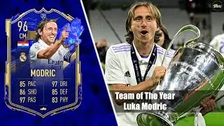 BEST PASSING ON THE GAME?!? FIFA 23 TOTY LUKA MODRIC REVIEW | 96 LUKA MODRIC PLAYER REVIEW
