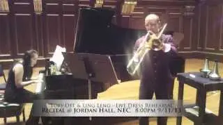 9/11/13 Toby Oft Trombone Recital Promo: Dress Rehearsal Clips