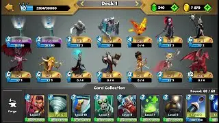 Castle Crush 😂  All Legendary Cards In One Deck  - 🔥 GamePlay Lvl 10 🔥 RGame #2