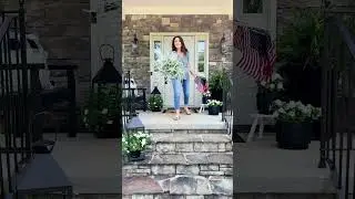 Easy Front Porch Decorating for the 4th of July
