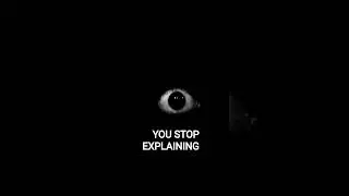Why You Slowly Stop Explaining Yourself