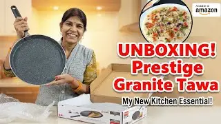 [UNBOXING] Prestige Omega Deluxe Granite Best Dosa Tawa, Nonstick Aluminium ON MEESHO & AMAZON