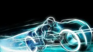 TRON Legacy Lightcycle scene: EDIT with NEW Synth Music - Temp-Track