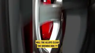 Will The OEM Alloys Clear The Brembo BBK? 15mm Spacer Honda Civic Type R FN2 Mk 8 Gen #shorts #car