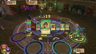 Won alone with only one damage card left (Wizard101) (Game Preview)
