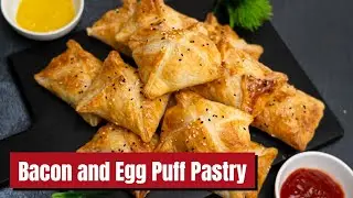 Easy Bacon and Egg Puff Pastry Recipe | Family-Friendly Snack Idea