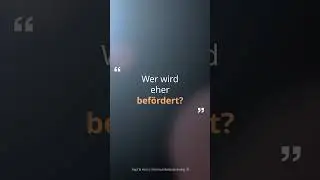 Wer wird eher bef&ouml;rdert? 🤔