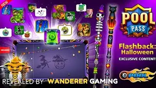 NEW POOL PASS FLASHBACK HALLOWEEN SEASON ALL NEW REWARDS & DETAILS REVEALED !!! 🌕🦇👻 | 8 BALL POOL