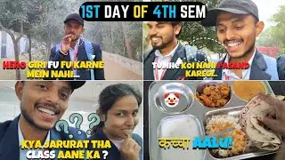 First Vlog of 4th Sem 🎓 | Winter Fog, Attendance & Friends Fun😎🥶