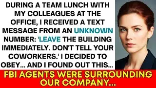 During My Lunch Break At Work, I Received A Text Message: 'Leave The Building Now. Don't Tell Your..