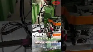 zipper hole punching machine#zippermachine