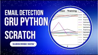 Email Spam Detection with GRU classifier Python Code from Scratch  #python