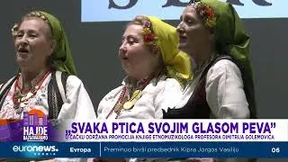 Euronews TV - U Čačku održana promocija knjige etnomuzikologa profesora Dimitrija Golemovića