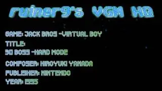 Jack Bros -Virtual Boy OST 30 Boss -Hard Mode