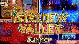 NEW STARDEW VALLEY 1.6 Update | LONGPLAY SUMMER Year 1 | FISH SMOKER & BUS REPAIRED! [No Commentary]