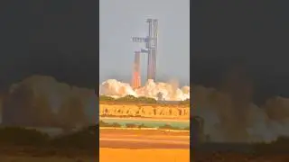 SpaceX Starship Booster 11 Engine Static Fire Test - 5 April 2024