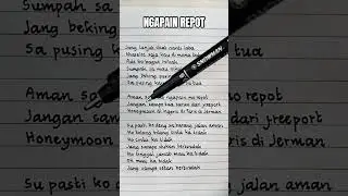 Ngapain Repot - Toton Caribo ft Wizz Baker, Fresly Nikijuluw | Lirik #lirik #liriklagu #lagutimur
