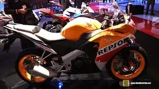 2015 Honda CBR 125R Repsol - Walkaround - 2014 EICMA Milan Motorcycle Exhibition