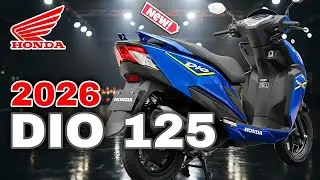 🚨Новый HONDA DIO 125 2026 года &ndash; расход топлива, мощность и характеристики!