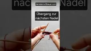 Rippenb&uuml;ndchen stricken, 1 Masche rechts, 1 Masche links, auf dem Nadelspiel #sockenstricken