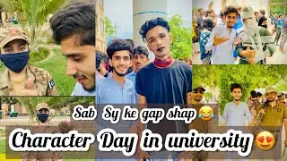 CHARACTER DAY IN UNIVERSITY | ISP UNIVERSITY MUlTAN | 😍
