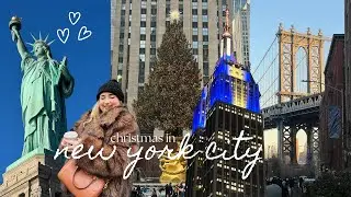new york vlog 🗽 christmas, sightseeing and trying some of the best bagels!