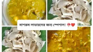 ঝটপট সুস্বাদু মাশরুম কারি 🍄 | সহজ ও ঘরোয়া মাশরুম রেসিপি