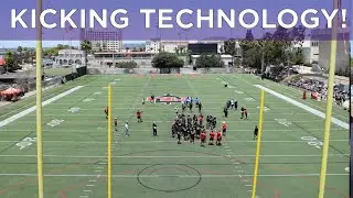 How to get a college scholarship: skinny field goal posts, arena and iPhone app to track kicks