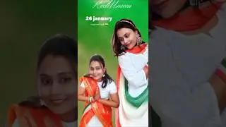 26 January Inspired Look 🇮🇳✨ | Desi Vibes #RepublicDayLook#PatrioticOutfit#YTShort#TiraJaiHind 🇮🇳