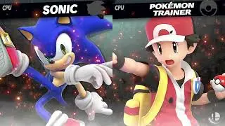 SSBU - Sonic VS Pok&eacute;mon Trainer