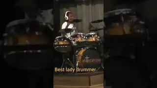 Russian best lady drummer plays better than guys