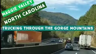 #TRUCKER TAKES SCENIC ROUTE | MAGGIE VALLEY |FILIPINA |FEMALE TRUCK DRIVER.USA
