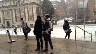 Winter in Nottingham City