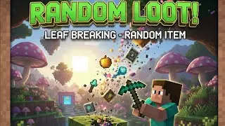 Minecraft, But Leaves Drop OP LOOT! 🍃💎