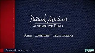 Patrick Kirchner Male Voiceover Automotive Demo 2020