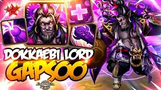 NEW Dark Dokkaebi Lord GAPSOO in Summoners War