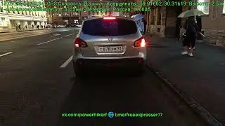 Nissan Quashqai с разными поворотниками!
