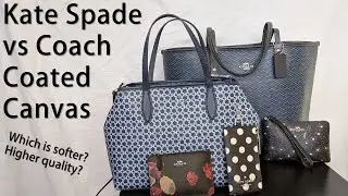 Kate Spade vs Coach Coated Canvas: Different Approaches to a High Quality Material