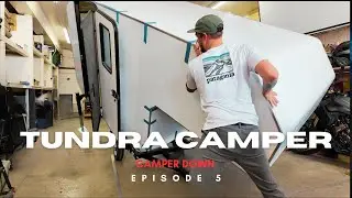 Tundra Camper ep 5. Did I break it? FIRST DRIVE !!!
