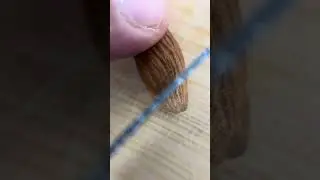 Slicing Almond with Macro Lens Satisfying ASMR Almond Cutting